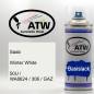 Preview: Saab, Winter White, 50U / WA8624 / 306 / GAZ: 400ml Sprühdose, von ATW Autoteile West.